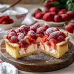 Schoko Kirsch Torte mit Sahne und Kirschfüllung