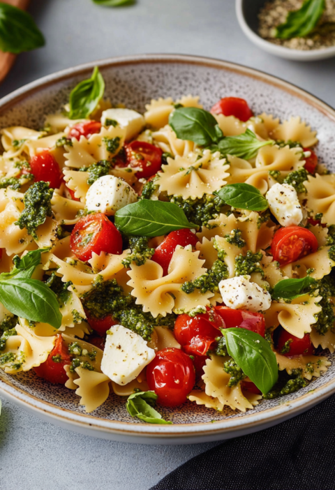 Italienischer Nudelsalat mit Pesto: Das perfekte Sommerrezept