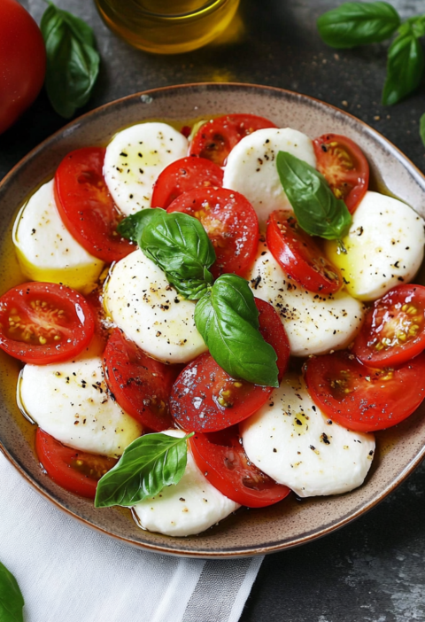 Tomaten Mozzarella - Das ultimative einfache Caprese Rezept