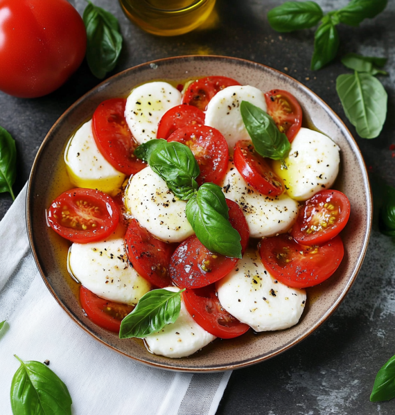 Tomaten Mozzarella - Das ultimative einfache Caprese Rezept