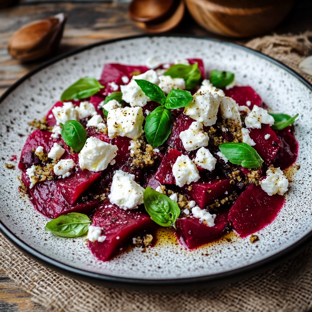 Rote Bete Salat mit Feta: Einfach und schnell zubereitet