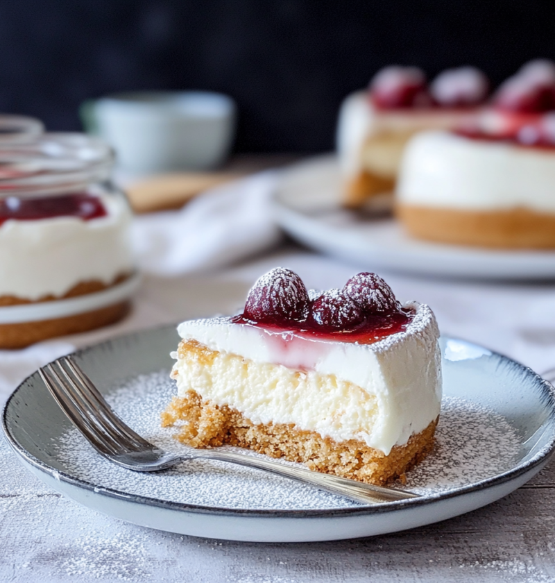 Käsekuchen im Glas Der Klassiker in der Tasse