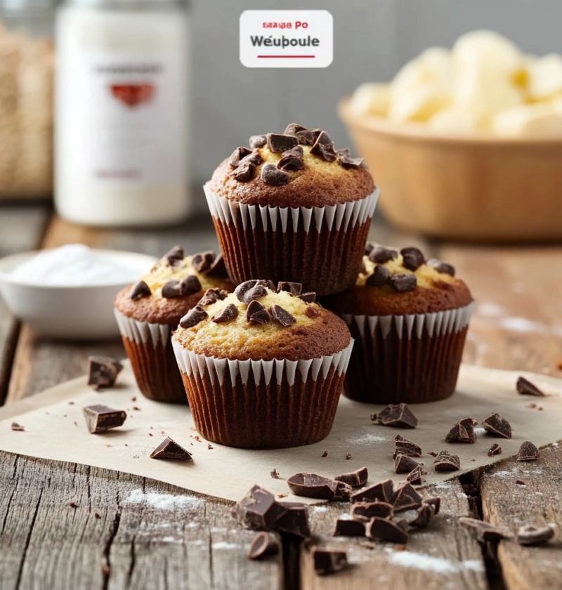 Muffins mit Schokostückchen Das ultimative Rezept für Zuhause 1 Muffins mit Schokostückchen Das ultimative Rezept für Zuhause
