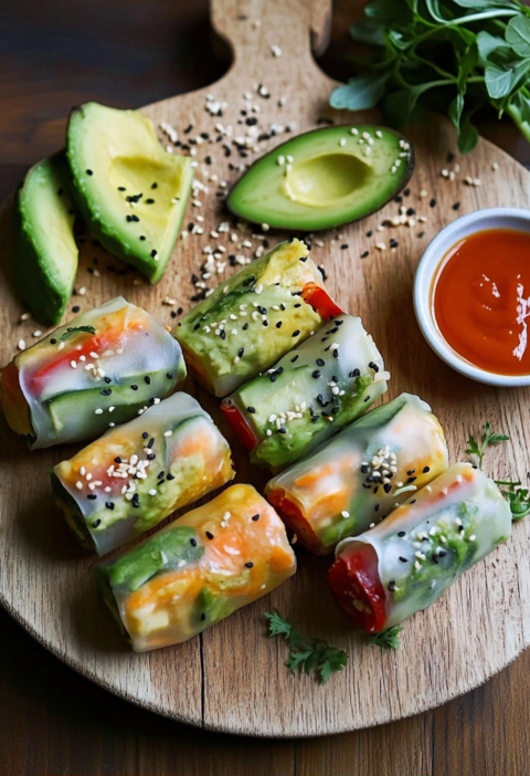 Frische Sommerrollen mit Erdnuss-Dip: Ein gesundes und leckeres Rezept