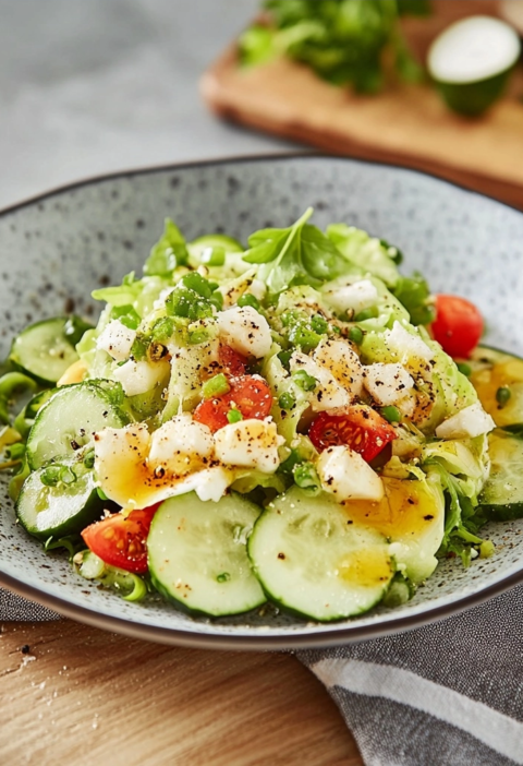 Der perfekte Gurken Salat für den Sommer
