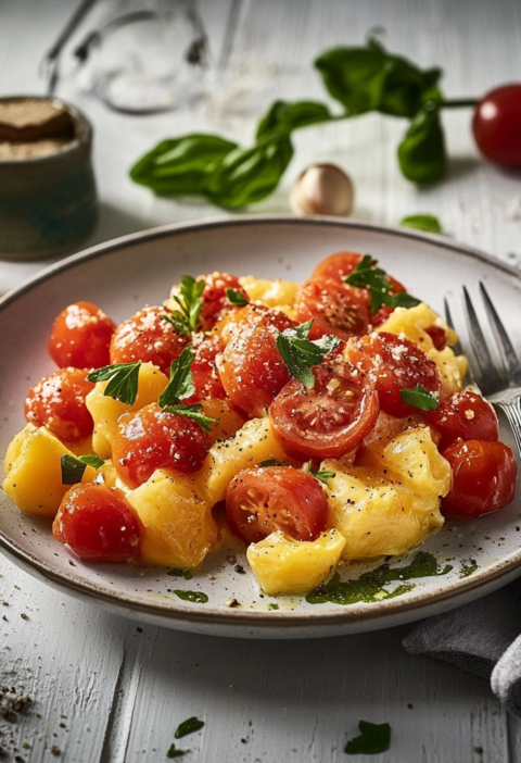 Rührei mit Tomaten