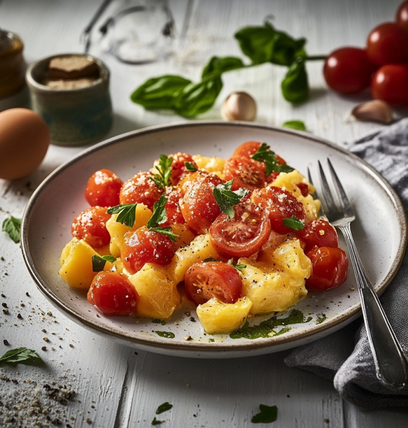 Rührei mit Tomaten